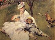 renoir, Madame Claude Monet aver son Fils